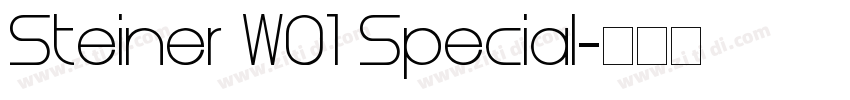 Steiner W01 Special字体转换